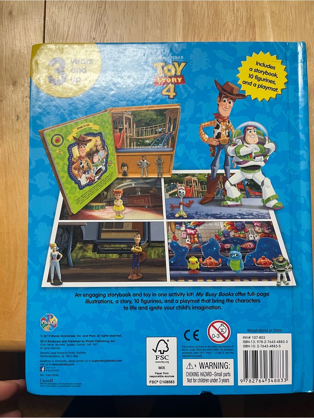 Toy Story 4 My Busy Books - Blue - Picture 2 of 5